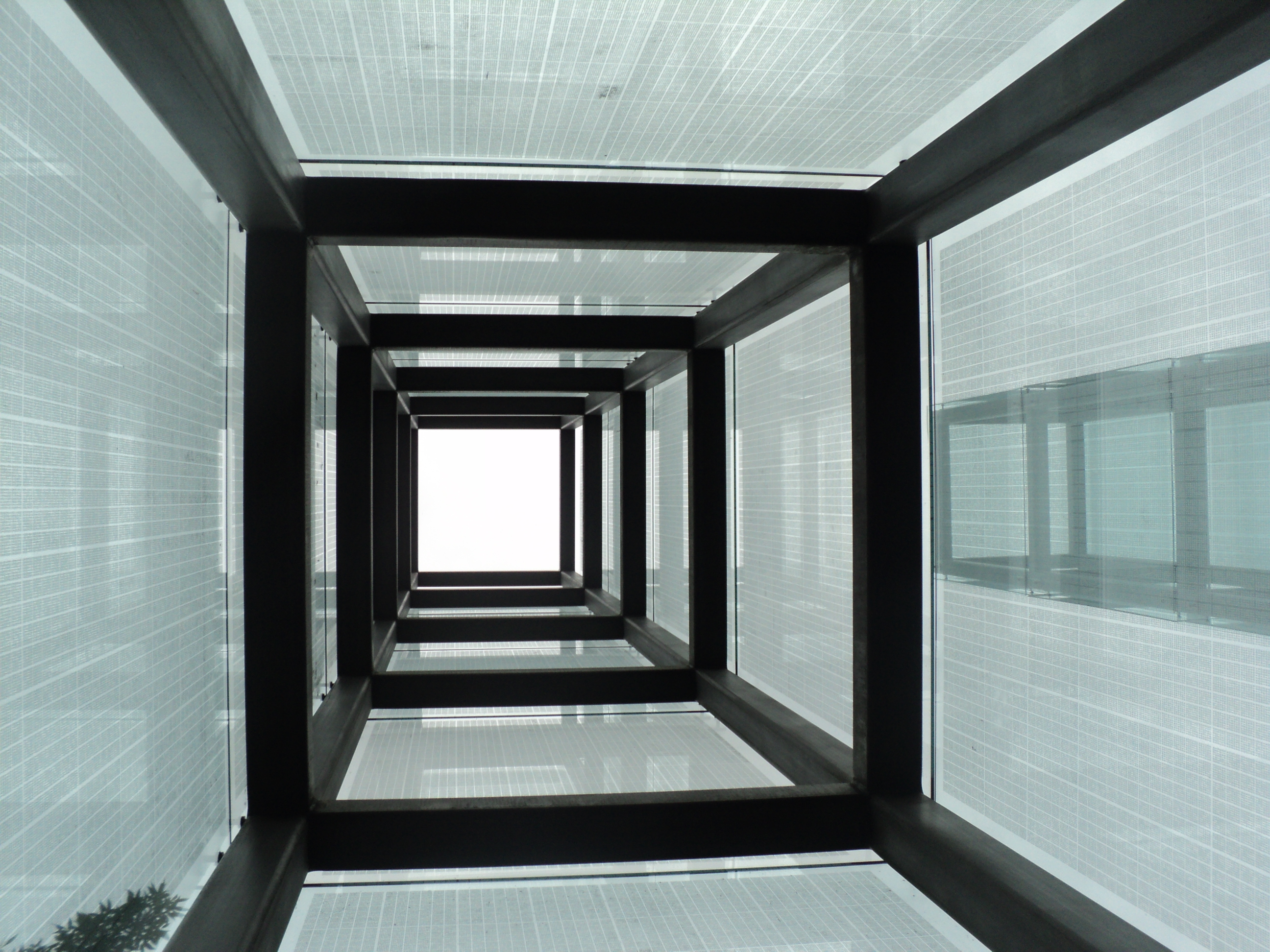 The New England Holocaust Memorial, by Stanley Saitowitz, is designed around six luminous glass towers, each reaching 54 feet high, and each lit internally from top to bottom