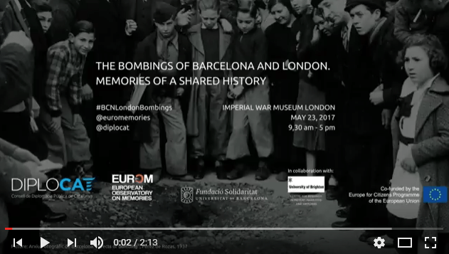 Summary video. The bombings of Barcelona and London. Memories of a shared history.