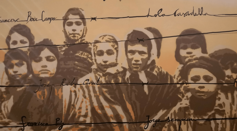 Mural in remembrance to the victims of the Holocaust