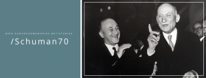 Jean Monnet and Robert Schuman in the 1950s